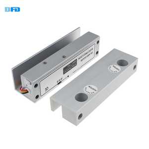 <span class=keywords><strong>Cerradura</strong></span> Eléctrica sin Llave para Puerta de Vidrio sin Marco, Montaje en Superficie con Retardo Temporizado para Proyectos de Seguridad y Contratistas - Product Image 1