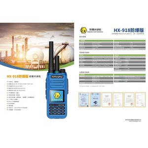 Walkie Talkie a Prueba de Explosiones HaiWangXing HX-918 400-470MHz IP65 para Plantas Químicas y Minas de Carbón - Product Image 1