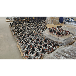 Amthi Amcling 12ft Giant PMSM Motor HVLS Bldc Ventilador Motor Refrigeración de aceite 1800W 220V 60/80RPM Cuchillas de aluminio Ventilador de techo de almacén - Product Image 4