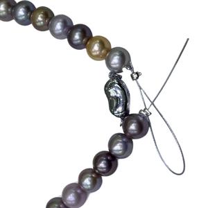 Perles d'eau douce Edison de 9 à 12 mm, parfaitement rondes et impeccables, un blogueur Instagram propose un collier avec des perles de même qualité - Product Image 5