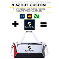 Sac de sport grande capacité en gros d'usine, sac de voyage d'affaires personnalisé pour courtes distances avec logo, sac de bagage à main léger