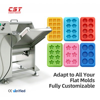 Machine à démouler les bonbons gélifiés en acier inoxydable SUS304, certifiée CE, 150-600 kg/h, machine de démoulage manuelle pour usine de confiserie