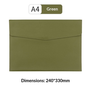 Carpeta de Documentos A4 de Cuero, para Oficina, Gran Capacidad, con Logotipo Personalizable, <span class=keywords><strong>Modelo</strong></span> Hua Shanqi - Product Image 5