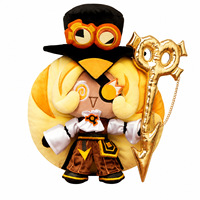 Peluche mignonne en forme de cookie, personnage de jeu Game Run Kingdom, figurine en peluche douce, cadeau de collection