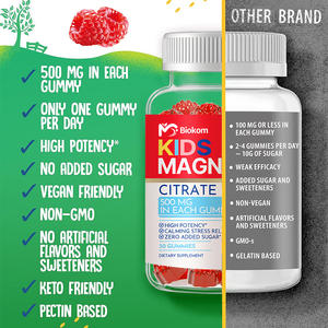 Gomitas Masticables de Magnesio <span class=keywords><strong>Sin</strong></span> <span class=keywords><strong>Azúcar</strong></span>, Suplemento para Niños, Gomitas para Dormir con Magnesio para Niños y Adolescentes, Apoyo para el Sueño, el Estado de Ánimo y los Músculos - Product Image 6