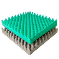 Kit d'insonorisation pour studios d'enregistrement et KTV - Pièges à basses en mousse ondulée polyuréthane, isolation phonique, design moderne, personnalisable
