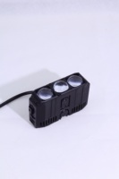 Projecteur laser à 3 LED universel pour moto et voiture 12V 24V, faisceau haut, jaune, blanc, Zda03, pour tout-terrain, 4x4, éclairage de calandre avant de voiture