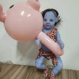 Poupée <span class=keywords><strong>en</strong></span> <span class=keywords><strong>silicone</strong></span> R&B <span class=keywords><strong>Avatar</strong></span>, garçon et fille, 12 pouces, 30 cm, lavable, bébé reborn, cadeau pour enfants - Product Image 2