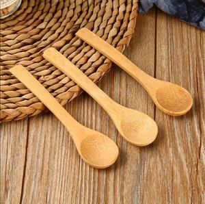 Wholesale Custom Logo Reusable Bamboo Spoon Promotional Tableware with Personalization