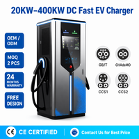 Station de recharge rapide DC pour véhicules électriques personnalisable avec double connecteur CCS2, 60kW, 120kW, 180kW, 240kW, IP54, OCPP, écran LCD, pour flotte et autoroute