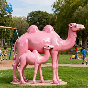 Estatua de Camello de Resina de Tamaño Real, Nuevo Diseño, Escultura Animal <span class=keywords><strong>en</strong></span> <span class=keywords><strong>Venta</strong></span> - Product Image 1