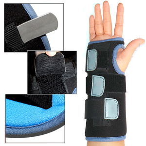 Protège-poignet orthopédique avec logo personnalisé Attelle de poignet en coton et polyester pour fractures du poignet stabilisatrice médicale du canal carpien - Product Image 2