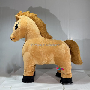 Eye Catching High Quality Giant Inflatable Cartoon <strong>Horse</strong> <strong>Mascot</strong> <strong>Costume</strong> for Street Advertising Decoration - Product Image 3