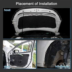 Self-Adhesive Wall Panel High-Density Black Acoustic Foam Roll for Car <strong>Insulation</strong> Noise Reduction Thermal <strong>Insulation</strong> - Product Image 6