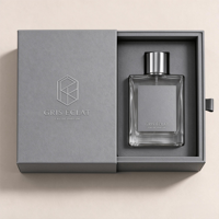 Flacon de parfum avec emballage boîte personnalisé de luxe, flacon de parfum 50 ml, boîte cadeau