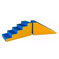 Bonne qualité handstand marche escaliers pliant wedge rampe tapis gymnastique inclinaison et marchepied tapis pour l'entraînement