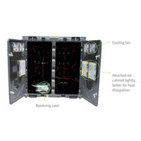 Pantalla LED Interior P4 para Video Wall 4K Ultrafina con Empalme sin Costuras JunChen 960mmx960mm, Pantalla LED Fija