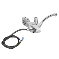 Levier de frein gauche en alliage d'aluminium, style rétro, remplacement pour GY6 150cc Znen 150TE Vintage BMS Heritage 150cc
