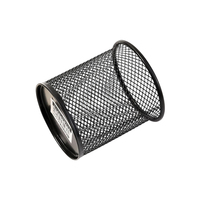 Offre Spéciale : Porte-Stylos en Métal Grille Noire et Argentée de 910 cm avec Calendrier Intégré pour l'Organisation du Bureau et le Rangement de la Papeterie