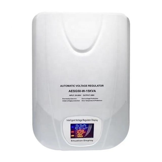 10KVA Single-Phase 220v/230v Home Use Power Stabilizer Copper Static Voltage Stabilizers for Home Appliance Protection