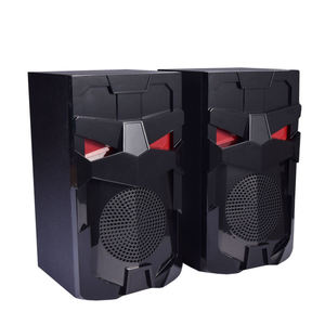 Haut-parleurs 2.1 avec caisson de basses pour ordinateur portable et ordinateur de bureau, audio multimédia, caisson de basses en bois - Product Image 3