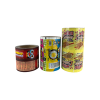 Rouleau de film laminé thermoscellable de qualité alimentaire, doux et brillant, personnalisé pour l'emballage des boissons (café, thé, jus, vin et soda), résistant à l'humidité