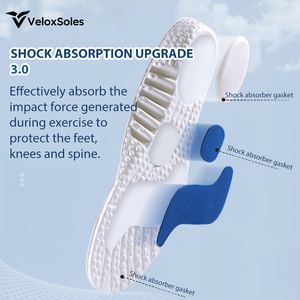 แผ่นรองรองเท้ากีฬาแบบออร์โธปิดิกส์ รองรับอุ้งเท้า ระบายอากาศได้ดี ผลิตจากโฟม EVA แบบกำหนดเองจากโรงงาน สำหรับรองเท้าวิ่ง ใช้ได้ทั้งชายและหญิง - Product Image 3