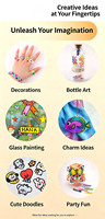 Lot de 12 stylos de peinture 3D pour vitres, non toxiques, réutilisables, marqueurs magiques DIY pour enfants, pour bouteilles en verre, breloques et artisanat fait main