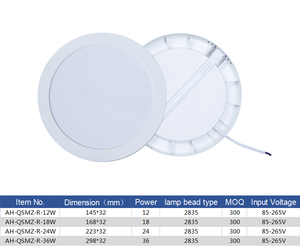 Pannello LED Plafoniera Rotonda 2x2 18W 24W 36W COB DOB Sottile Superficie Piana Illuminazione a Soffitto - Product Image 4
