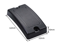 EXO Keg Tag HF NFC ABS sur étiquettes métalliques pour le suivi des bouteilles de gaz cylindriques peut imprimer NTag UID comme QR CODE UHF RFID Tag option