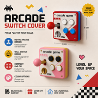 Cache-prise mural rétro pour borne d'arcade, ornement créatif pour la décoration intérieure et la décoration de pièce