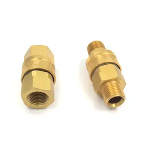 Non-Valve series 3/4 inch BSP/NPT Thread water quick coupler&quick coupler water fittings&brass quick release coupling