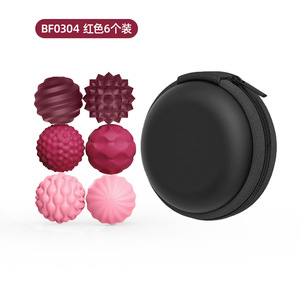 6 Pack Textured Sensory Fidget Balls in Carry Case Stress Relief <b>Toy</b> Set for Kids Teens Adults <b>Desk</b> Gift and Party Favor - Product Image 3