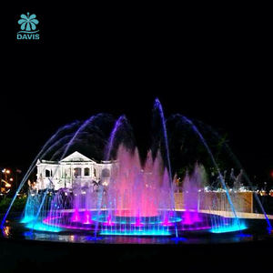 Fontana Musicale Commerciale Personalizzata in Acciaio Inossidabile con Luci LED Multicolore Programmabili, Ecologica e Durevole per Giardini Danzanti - Product Image 1