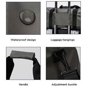 Sac à dos de sport multifonctionnel en nylon imperméable avec logo personnalisé, grand format, sac de voyage, sac de sport avec compartiment à chaussures - Product Image 3