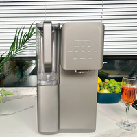 Distributeur d'eau chaude/froide domestique de bureau électrique avec filtration RO à 4 étapes et osmose inverse, en plastique ABS sans BPA pour usage domestique