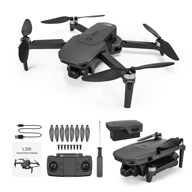 LYZRC L300 RC Drone With 4K GPS Camera Brushless Motor 5G FPV Quadcopter 1.2km 25min 2pcs Battery Version Radio Control Toy