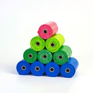 Bolsas para excremento de perro duraderas, compostables, biodegradables, termosellables e impermeables - Fáciles de recoger, sin perfume - Product Image 1