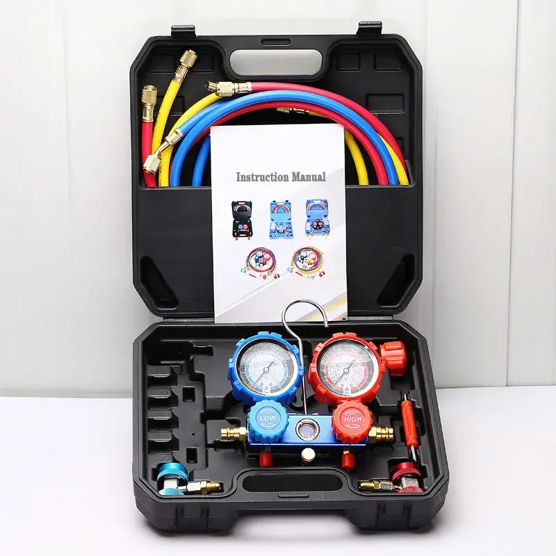 SONGLIN HVAC R12 R22 R502 A/C Manifold Diagnostic Gauge Set manomètre set