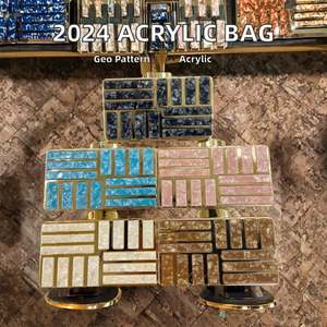 Sac cabas multicolore en jute et coton confectionne a la main par un createur ideal pour l'ete la plage ou les soirees Sacs en j - Product Image 3