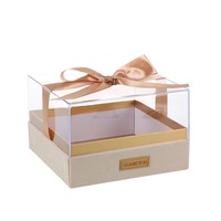 Luxus Acryl Sweet Box Souvenir Acryl Candy Box Hochzeit mit exquisiten Band