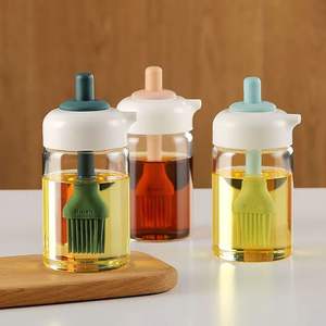 Новый распылитель масла в бутылках для приправы 2 в 1 бутылка для масла с силиконовой щеткой для приготовления барбекю выпечки - Product Image 1