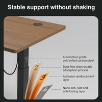 Bureau assis-debout électrique YZDesk Stand 2026 réglable en hauteur, table d'ordinateur, mobilier de maison