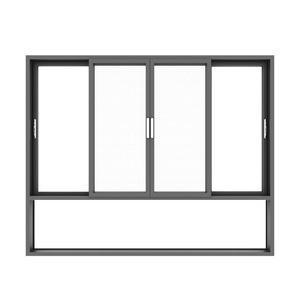 หน้าต่างกระจกสองชั้นหน้าต่างบานอลูมิเนียม - Product Image 2
