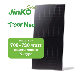 Paneles Solares Monocristalinos Bifaciales de Doble Vidrio Tipo N para Uso Comercial y Doméstico JKM700-720N-66HL5-BDV de 710W 720W - Product Image 4
