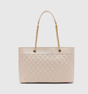 Sac à main personnalisé, nouvelle mode, grande capacité, sac à main de luxe pour femmes, en cuir PU, avec bandoulière, belle chaîne - Product Image 3