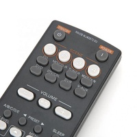 Télécommande infrarouge en plastique ABS noir RAV28 pour amplificateur domestique YMH, récepteur AV, code fixe, portée personnalisable 8-12m, 2 piles AAA
