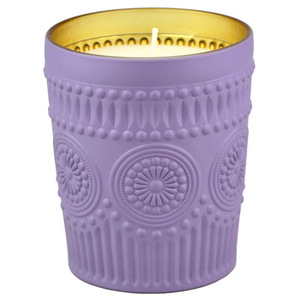 Bougie parfumée à la <span class=keywords><strong>cire</strong></span> <span class=keywords><strong>de</strong></span> <span class=keywords><strong>soja</strong></span> écologique sans fumée en verre quatre couleurs avec cadeau à la main - Product Image 2