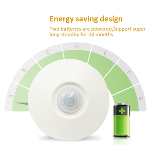 Không Dây Trần Gắn PIR Cảm Biến Chuyển Động Pin Trong Nhà Powered 360 Độ Hồng Ngoại Detector 433Mhz Cho Nhà Hệ Thống An Ninh - Product Image 2