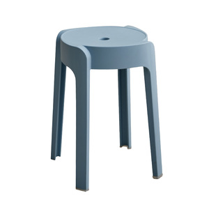 Modern Stackable Plastic Stools Round Home Living Room Furniture Minimalist Design Comfortable Seating - Product Image 5
